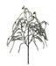 108cm Snowy Pine Branch with Pine Cones - Natural (108cm long)