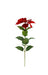 Single Deluxe Velvet Poinsettia Spray - Red/Green (22cm diameter, 52.5cm long)