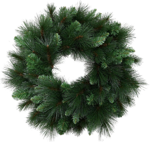 Super Tuscan Double Wreath - Green (60cm diameter, 96 tips)