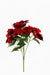 Deluxe Velvet Poinsettia Bush - Red (5 heads, 22cm diameter. 55cm long)