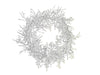 Snowy Twig Wreath - White (50cm diameter)