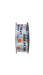Trick or Treat Ribbon - White/Black (10mm x 10m)