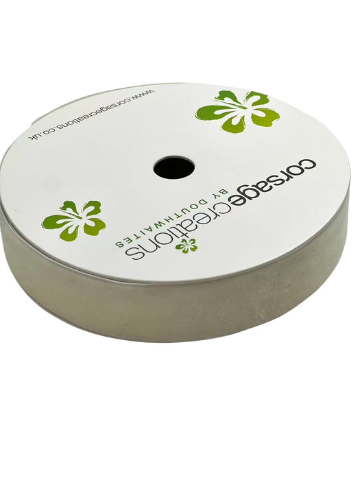 25mm Velvet Ribbon - Cream (25mm x 10m)