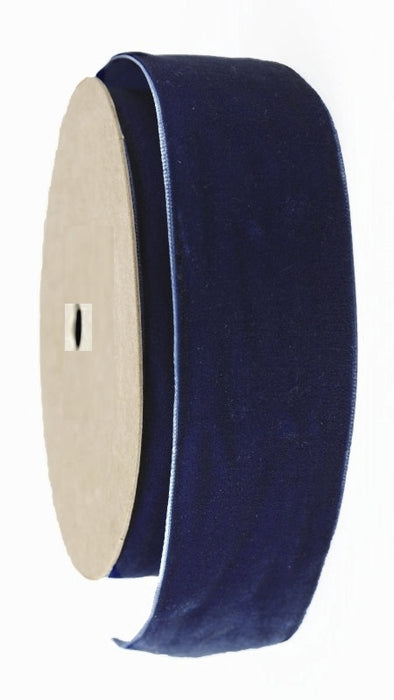 50mm Velvet Ribbon - Navy Blue (50mm x 10m)