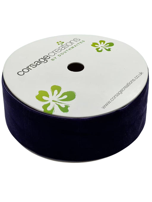 50mm Velvet Ribbon - Purple (50mm x 10m)