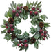 Winter Orchard Wreath with Lambs Ear and Eucalyptus - Natural (50cm diameter)