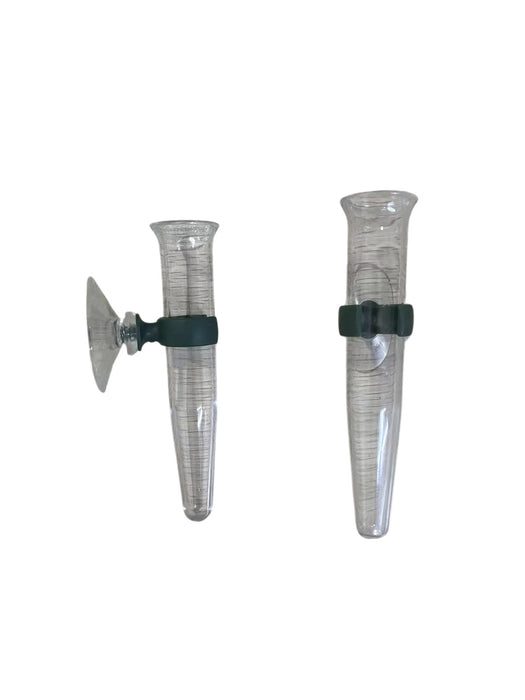 Window Vial - Clear (11cm long, 2cm diameter. 8 pieces per pack)