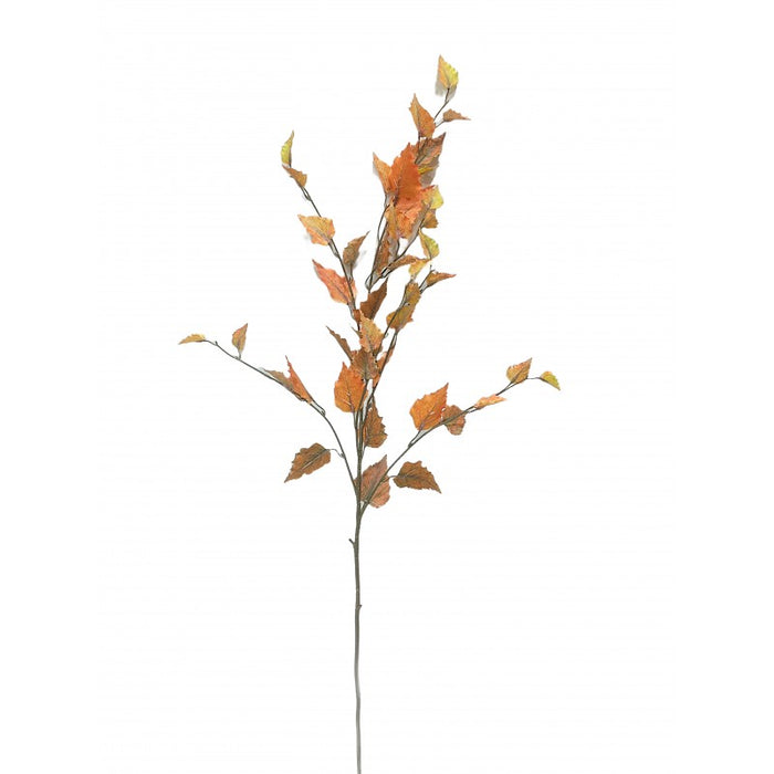 Artificial Birch Spray - Orange/Yellow (92cm long)