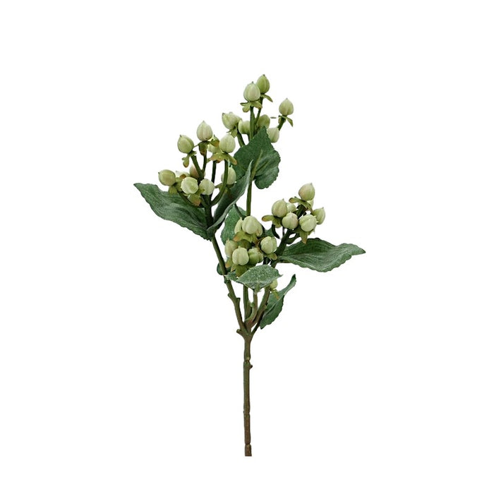 Artificial Hypericum Berry Branch - Green (48cm long)