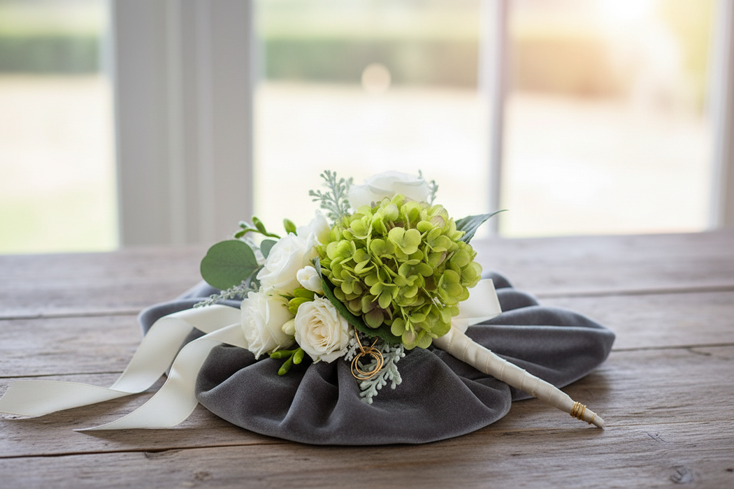 Single Hydrangea - Green