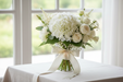 Single Hydrangea - White