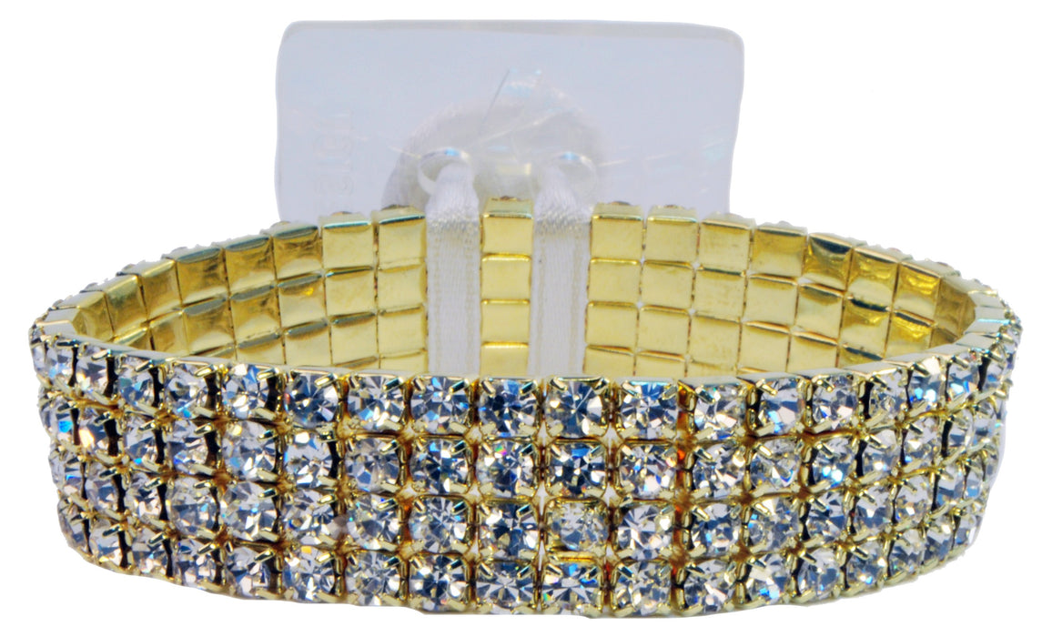 Rock Candy Corsage Bracelet - Gold