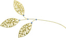 Lacey Leaves - Gold (23cm Long)