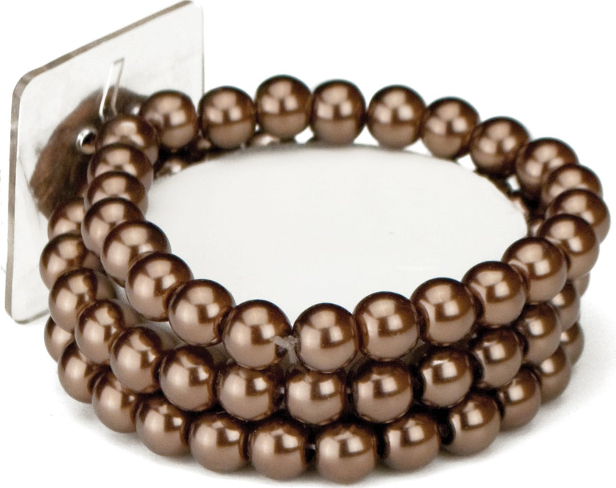 Avery Corsage Bracelet - Brown