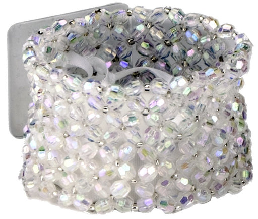 Classic Clear Iridescent Corsage Bracelet