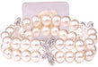 Dancing Butterflies Corsage Bracelet - Cream