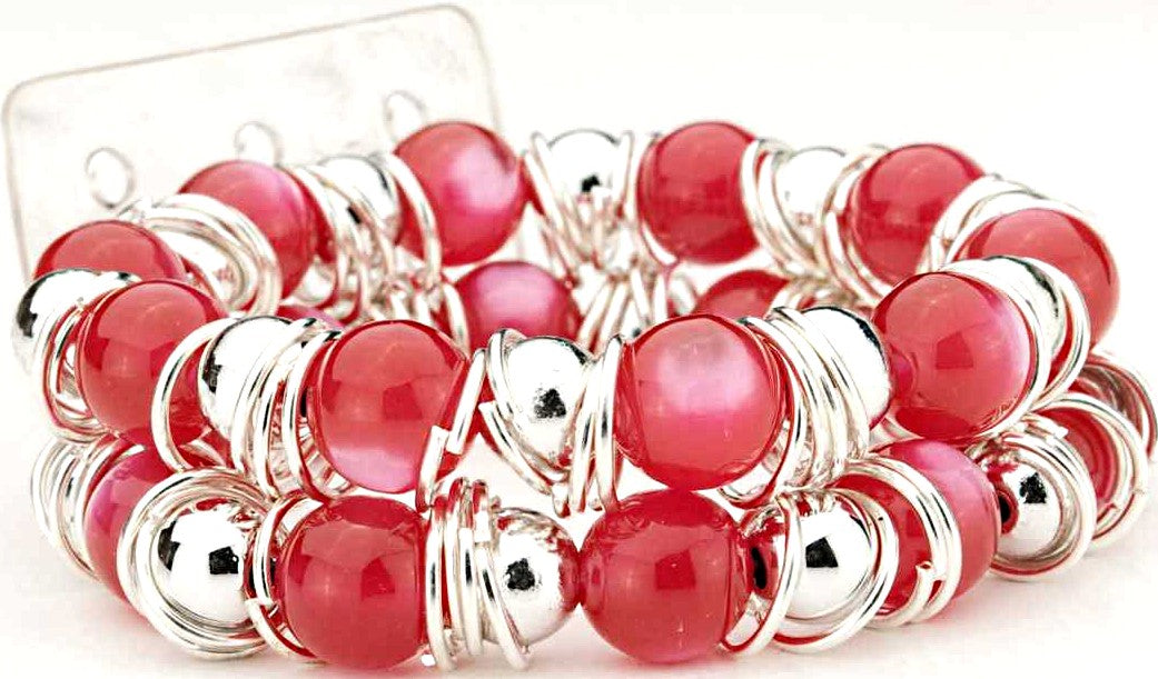 Gum Drops Red Corsage Bracelet