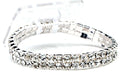 Sophisticated Lady Corsage Bracelet - Silver