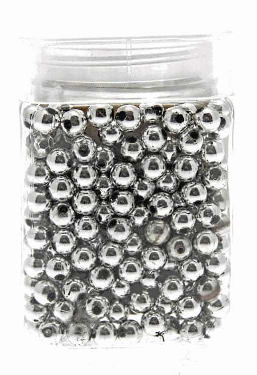 8mm Pearl - Silver (150g, Approx 624 Pcs Per Pk)