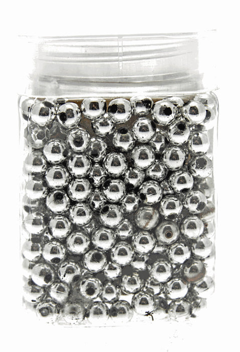 12mm Pearl - Silver (150g, Approx 179 Pcs Per Pk)