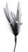 Flutters Feathers - Black (15cm Long, 3 pcs per pack)