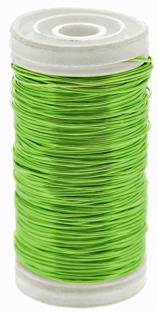 Metallic Wire - Lime Green (0.5mm x 100g)