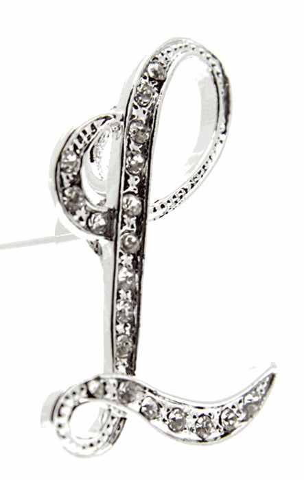 Monogram Letters L - Silver