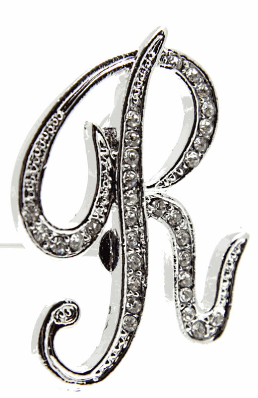 Monogram Letters R - Silver