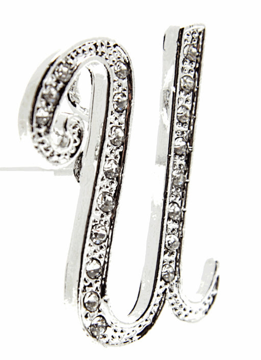 Monogram Letters U - Silver