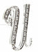 Monogram Letters U - Silver