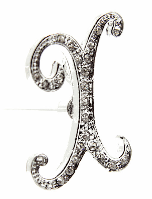 Monogram Letters X - Silver