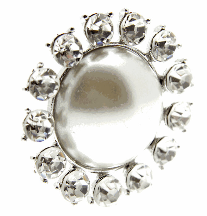 Beaming Pearl Brooch Pin - Large (5cm, 20cm pick)