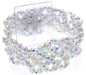 Narrow Classic Corsage Bracelet - Clear Iridescent