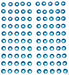 Bling It On Stickers - Turquoise (500 per pk 5mm)