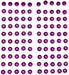 Bling It On Stickers - Purple (500 per pk 5mm)