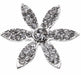 Silver Daisy Bouquet Buckle