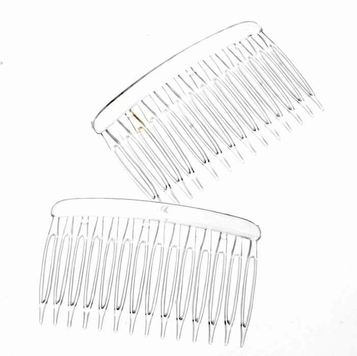 Chelsea Hair Comb - Clear (12 pcs per pk)