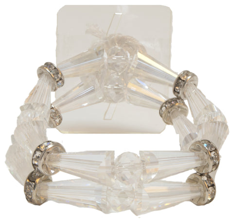 Fairy Tale Corsage Bracelet - Clear