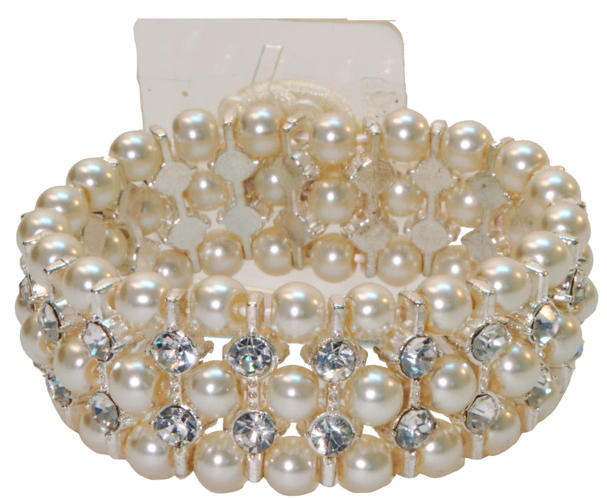 Savannah Corsage Bracelet - Cream