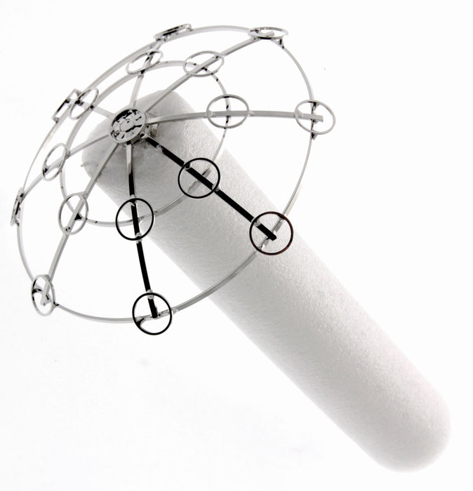 Small Round Armature - Silver (24cm Height x 12cm Diameter)