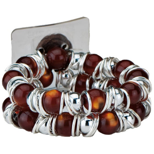 Gum Drops Brown Corsage Bracelet