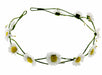 Daisy Headband - White (17cm Diameter, adjustable)