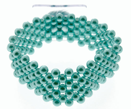 Narrow Classic Corsage Bracelet - Turquoise