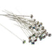 5mm Diamante Corsage Pins - Iridescent (4cm pin, 12 pcs per pk)