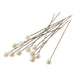 4mm Pearl Headed Corsage Pins - Cream (4cm Pin, 144pcs per pk)