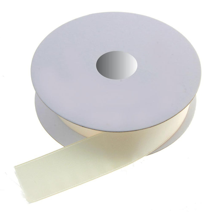 3mm Double Faced Satin - Ivory (3mm x 50m)