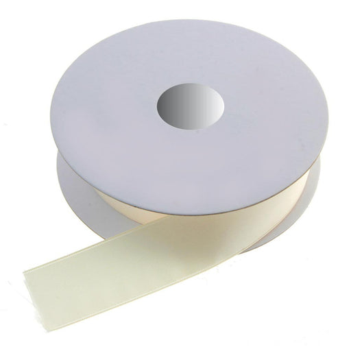 15mm Double Faced Satin - Ivory (15mm x 20m)