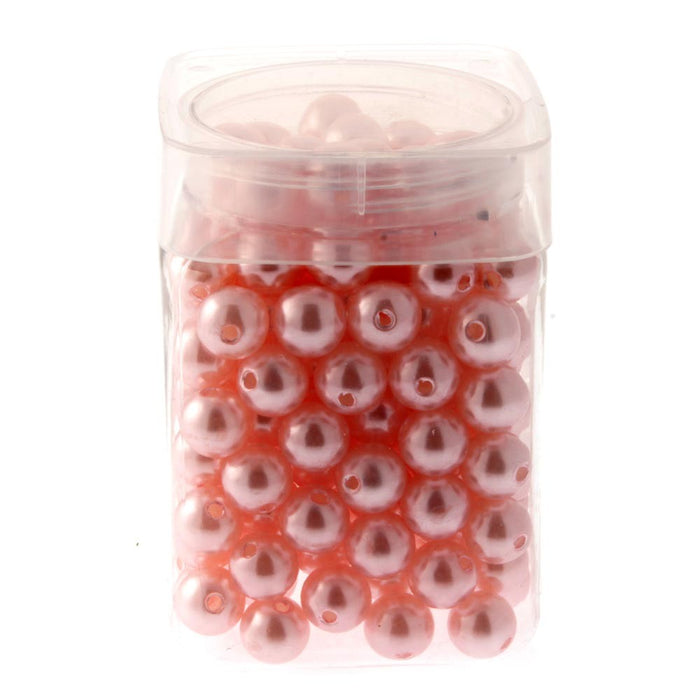 8mm Pearl - Light Pink (Approx 624 pcs per pk)