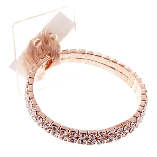 Sophisticated Lady Corsage Bracelet - Rose Gold