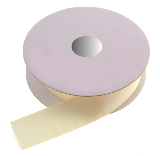 6mm Double Faced Satin - Cream (6mm x 20m)